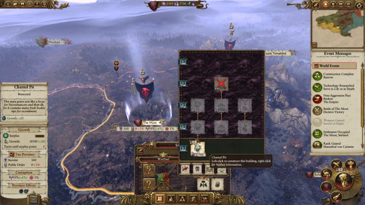 This time a growth-increasing building. - Vampire Counts Campaign Walkthrough and Tips - Vampire Counts - Total War: Warhammer Game Guide