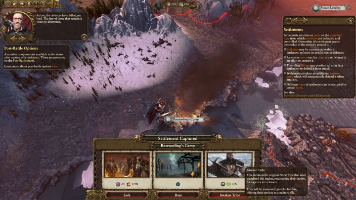 Your first opportunity to awaken a tribe. - Warriors of Chaos Campaign Walkthrough and Tips - Warriors of Chaos Faction - Total War: Warhammer Game Guide