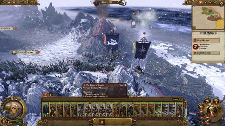 An encounter with the Skaeling army. - Warriors of Chaos Campaign Walkthrough and Tips - Warriors of Chaos Faction - Total War: Warhammer Game Guide
