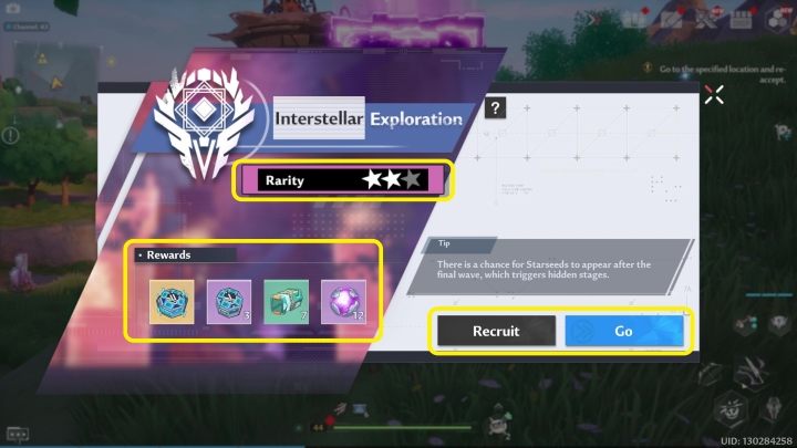 Interacting with a gate displays the card pictured above - Tower of Fantasy: Interstellar Exploration - Adventure - Tower of Fantasy Guide