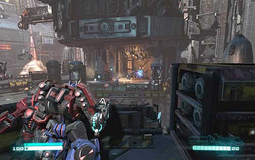 Move to the intersection with Warpath and move forward - Chapter 2 - Defend the Ark - p. 1 - Walkthrough - Transformers: Fall of Cybertron Game Guide & Walkthrough