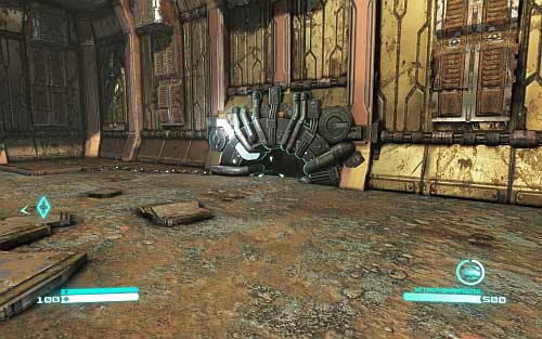 Return to the tunnel and follow the marker - Chapter 4 - Eye of the Storm - p. 2 - Walkthrough - Transformers: Fall of Cybertron Game Guide & Walkthrough
