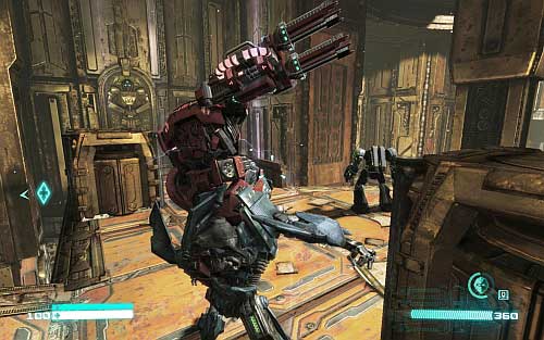 Move forward - Chapter 4 - Eye of the Storm - p. 3 - Walkthrough - Transformers: Fall of Cybertron Game Guide & Walkthrough