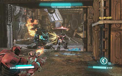 Move forward - Chapter 4 - Eye of the Storm - p. 3 - Walkthrough - Transformers: Fall of Cybertron Game Guide & Walkthrough