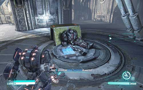 Just after you help Cliffjumper open steel doors - Chapter 5 | Blueprints - Blueprints - Transformers: Fall of Cybertron Game Guide & Walkthrough