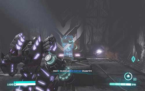 In one of the rooms that you will be passing through as Megatron - Chapter 9 | Blueprints - Blueprints - Transformers: Fall of Cybertron Game Guide & Walkthrough
