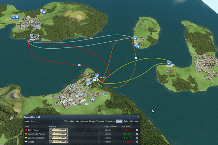 The final shape of the naval transport. - Mission 4 - Island Paradise | European Campaign - European Campaign - Transport Fever Game Guide