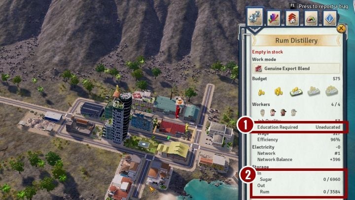 Processing some of the resources in factories allows you to generate more profit - Starting tips for Tropico 6 - Basics - Tropico 6 Guide