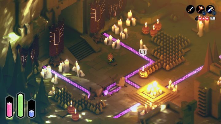 Fortress of the Eastern Vault is dominated mainly by the Custodians - both those who light the candles and mages who shoot from a distance - Tunic: Fortress of the Eastern Vault - how to complete it? - Locations - Tunic Guide