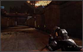 When you get through the gates jump right into the canal - otherwise the enemies would kill you with ease - End of the Road - Walkthrough - Turok - Game Guide and Walkthrough