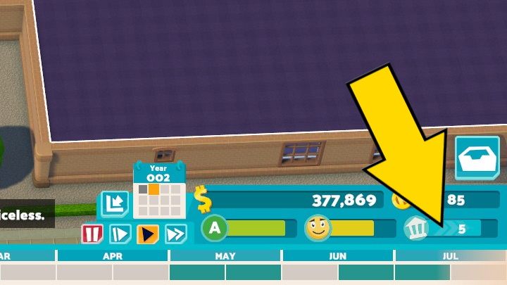 You can check your current campus level on the bar in the bottom right corner of the screen - Two Point Campus: Campus level - how to increase? - FAQ - Two Point Campus Guide
