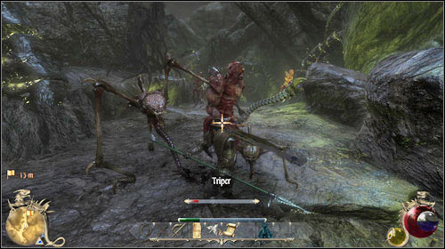 The mission consists of killing a few monsters, whose spines are needed by the mage to produce wands - Brothers Chest, Bone Wand, Telepathic Sender | Quests - Mages Guild - Quests - Mages Guild - Two Worlds II Game Guide