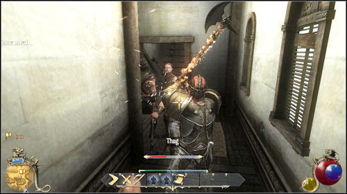 Your mission is to eliminate a group of fencers hiding in Hatmandor - Black Marketeers, Stolen Corpse, Eviscerating Creatures | Quests - Merchants Guild - Quests - Merchants Guild - Two Worlds II Game Guide