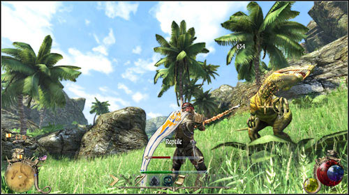 Another clearing mission, this time of an isolated island - Pied Pieper of Ashos, Reptiles Park | Quests - Warriors Guild - Quests - Warriors Guild - Two Worlds II Game Guide