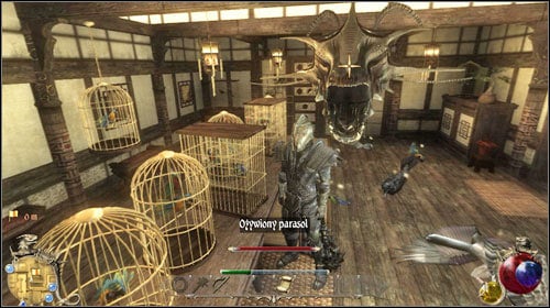 The next client is Oro Ave, a known bird breeder - Exclusive Umbrellas, Dead Lover | Quests - New Ashos - Quests - New Ashos - Two Worlds II Game Guide