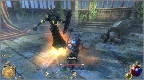 Time to return to the Prophet and tell her what you saw - Video Ergo Sum, Shadows From Past, Into the Swamp | Main quests - Chapter II - Main quests - Chapter II - Two Worlds II Game Guide