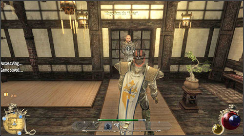 Once youre inside the Lion (M23:13), you will notice a guard by the door - George You wont get past him without having a membership card - Into The Lions Mouth, Sammy the Bull | Main quests - Chapter II - Main quests - Chapter II - Two Worlds II Game Guide