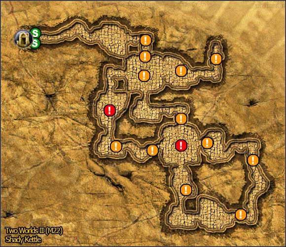 2 - Savannah - south-east part | World Atlas Maps - Maps - Two Worlds II Game Guide
