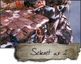 The second treasure is located near the area where the second battle with the enemies will take place, in the vicinity of the first buildings - Uncharted 2: Chapter 22 The Monastery treasures, secrets - Treasures - Uncharted 2 Guide