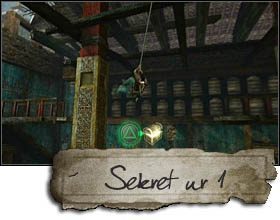You will be able to collect the first treasure in the starting location (at the top) - Uncharted 2: Chapter 23 Reunion treasures, secrets - Treasures - Uncharted 2 Guide