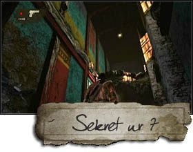 Once you have solved the puzzle in the tower, you will take a secret passage to the roof and then head to the remote building by using a suspended rope - Uncharted 2: Chapter 23 Reunion treasures, secrets - Treasures - Uncharted 2 Guide