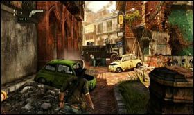 When everyone is dead, go down and follow the road - Uncharted 2: Urban Warfare part 2, chapter 5 walkthrough - Walkthrough - Uncharted 2 Guide