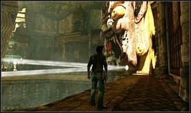 Watch another cut-scene - Drake, after several jumps, will land on the lamp - Uncharted 2: Path of Light, chapter 9 walkthrough - Walkthrough - Uncharted 2 Guide
