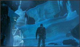 After a few more meters, you will reach the ice stairs (visible in the photo) - Uncharted 2: Mountaineering part 1, chapter 17 walkthrough - Walkthrough - Uncharted 2 Guide