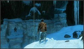 He will take out a rope and attach it on the ceiling - Uncharted 2: Mountaineering part 1, chapter 17 walkthrough - Walkthrough - Uncharted 2 Guide