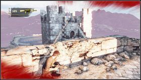 Once inside, we open the gate and make our way along the walls - Uncharted 3: Chapter 9 - The Middle Way walkthrough - Walkthrough - Uncharted 3 Drakes Deception Guide