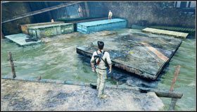 We go up to the platform and take out the other enemy - Uncharted 3: Chapter 12 - Abducted part 1 walkthrough - Walkthrough - Uncharted 3 Drakes Deception Guide
