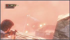 Whatever you do, dont stick to the middle of the square, cause youll be attacked from all sides - Uncharted 3: Chapter 20 - Caravan walkthrough - Walkthrough - Uncharted 3 Drakes Deception Guide