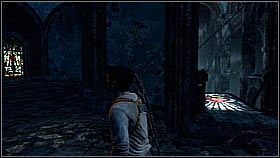 From this spot, he had to climb over a ledge around the column - Uncharted 1: On the Trail of the Treasure - Chapter 15 walkthrough - Walkthrough - Uncharted Drakes Fortune Guide