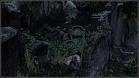 Drake ran to the next square by using the stairs - he had to defeat another group of enemies - Uncharted 1: On the Trail of the Treasure - Chapter 15 walkthrough - Walkthrough - Uncharted Drakes Fortune Guide