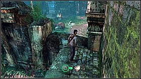 Intricate Gold Ring - in the large area, after destroying a bunch of enemies, climb up the pillars and jump on a fragment of ruins - Uncharted 1: Chapters 4, 5 - treasures, collectibles - Treasures / Collectibles - Uncharted Drakes Fortune Guide