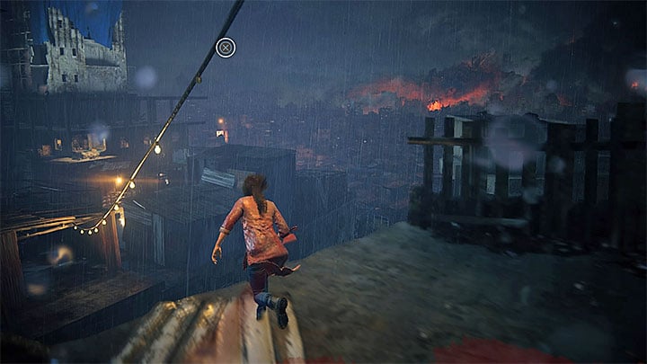 During your escape there are two moments in which you must catch a rope - - Infiltration - Walkthrough - Uncharted: The Lost Legacy Game Guide