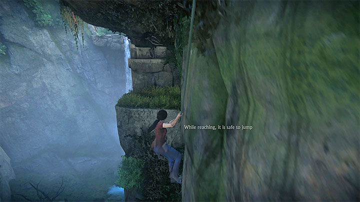 Pretend youre Prince of Persia until you get to the ledge. - - Homecoming - Walkthrough - Uncharted: The Lost Legacy Game Guide