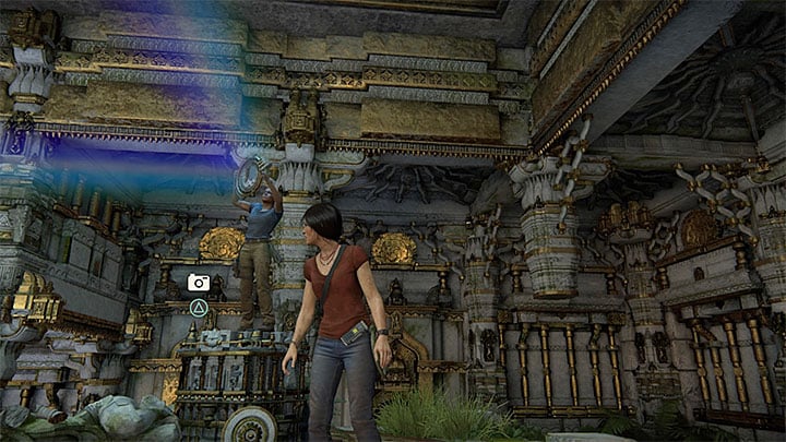 You can take the last photo in the chamber with prism and mirrors - The Lost Legacy All Secrets - Secrets - Uncharted: The Lost Legacy Game Guide