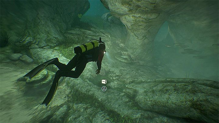Head slightly to the left and dive deeper, as the secret is located on the bottom - Uncharted 4: Chapter 3 The Malaysia Job - treasure list - Treasures - Uncharted 4: A Thiefs End Game Guide