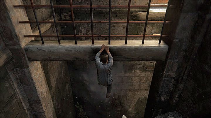 Perform a jump while sliding down the steep ground. - Uncharted 4: Chapter 2 Infernal Place - walkthrough - Walkthrough - Uncharted 4: A Thiefs End Game Guide