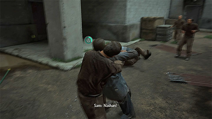 Get rid of the remaining enemies with the help of Sam. - Uncharted 4: Chapter 2 Infernal Place - walkthrough - Walkthrough - Uncharted 4: A Thiefs End Game Guide