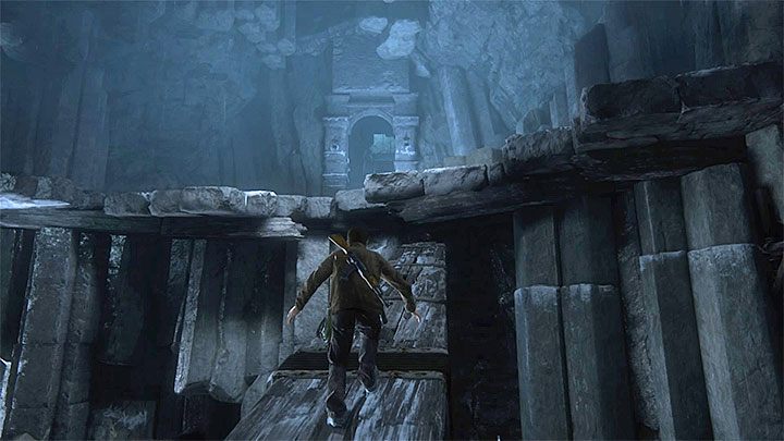 You can go upstairs no sooner than Sam ballasts the moveable mechanism - Uncharted 4: Chapter 9 Those Who Prove Worthy - walkthrough - Walkthrough - Uncharted 4: A Thiefs End Game Guide