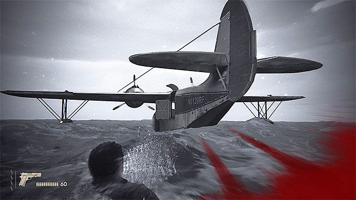 Swim to the plane before Nate gets shoot to death - Uncharted 4: Chapter 9 Those Who Prove Worthy - walkthrough - Walkthrough - Uncharted 4: A Thiefs End Game Guide