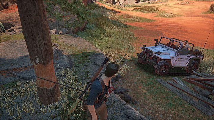 Attach the rope to wooden stanchions of the bridge - Uncharted 4: Chapter 10 The Twelve Towers - walkthrough - Walkthrough - Uncharted 4: A Thiefs End Game Guide