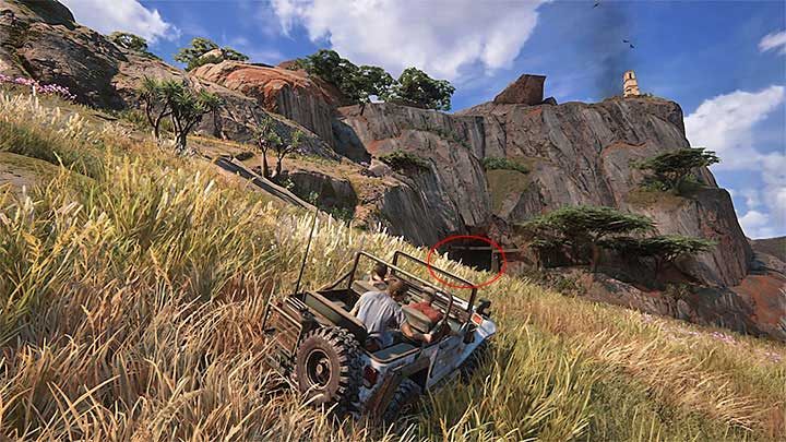 Carefully drive down the hill and head for ruins in location 5; they are situated further to the right from the starting point - Uncharted 4: Chapter 10 The Twelve Towers - walkthrough - Walkthrough - Uncharted 4: A Thiefs End Game Guide