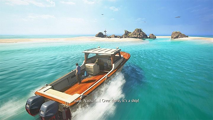 Now, turn your attention towards the islet mentioned above - Uncharted 4: Chapter 12 At Sea - walkthrough - Walkthrough - Uncharted 4: A Thiefs End Game Guide