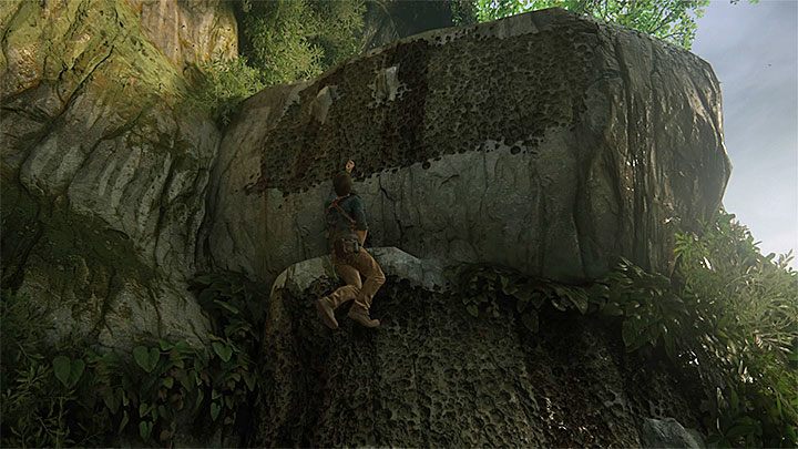 In some spots, you have to use the piton only after you take the leap. - Uncharted 4: Chapter 13 Marooned - walkthrough - Walkthrough - Uncharted 4: A Thiefs End Game Guide
