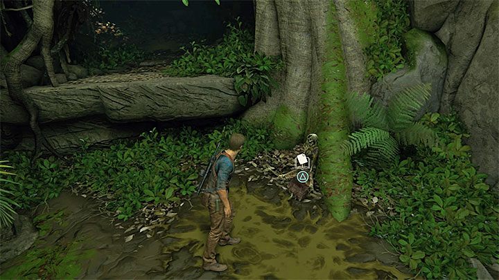 Along your path, you can examine one of the skeletons and find a treasure - Uncharted 4: Chapter 13 Marooned - walkthrough - Walkthrough - Uncharted 4: A Thiefs End Game Guide