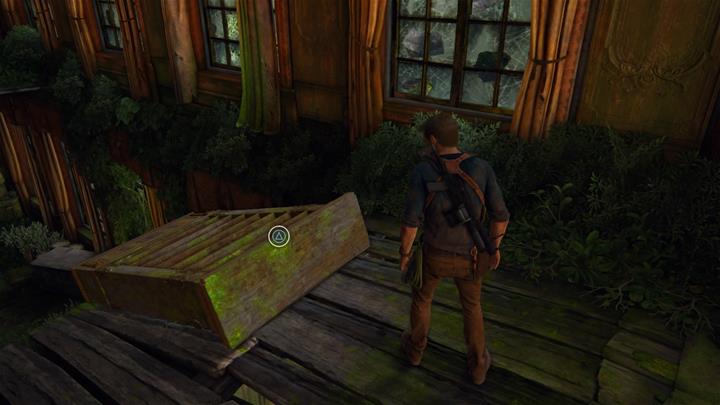 Push the bookshelf down into the water for Elena to join you - Uncharted 4: Chapter 18 New Devon - walkthrough - Walkthrough - Uncharted 4: A Thiefs End Game Guide