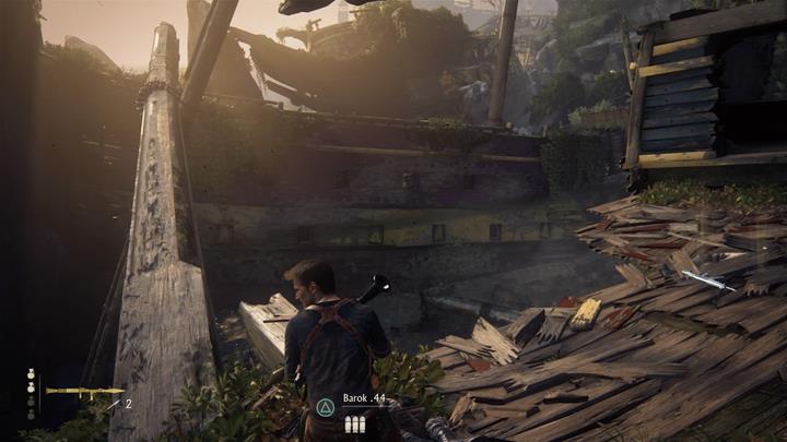 Move over ships and follow Sam and Elena - Uncharted 4: Chapter 20 No Escape - walkthrough - Walkthrough - Uncharted 4: A Thiefs End Game Guide